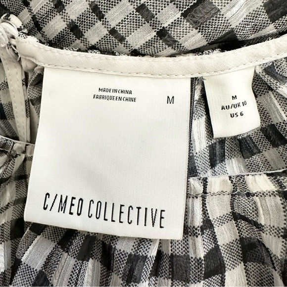 C/MEO Collective Stealing Sunshine Checked Dress - Picture 13 of 16